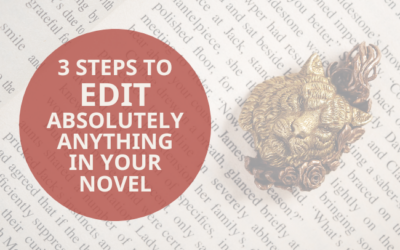 3 Simple Steps to Edit Absolutely Anything in Your Novel